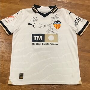 Puma Valencia CF Soccer Jersey - Autographed